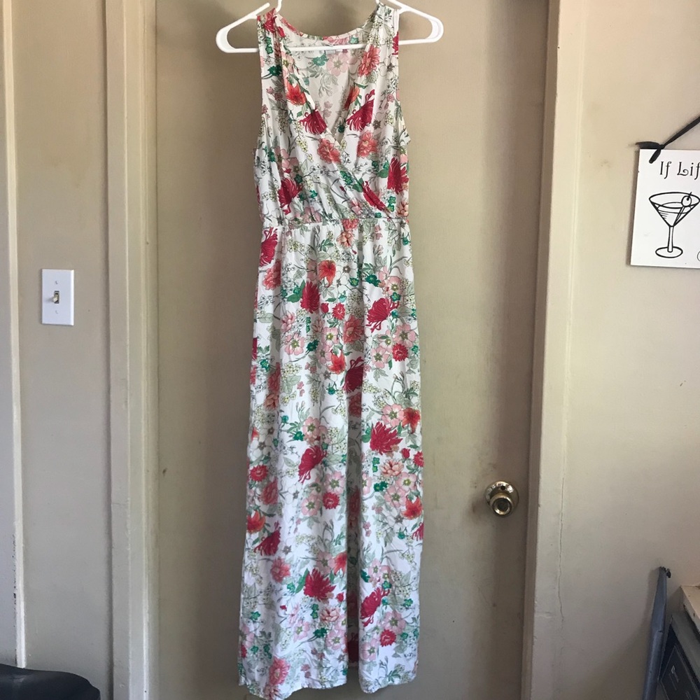 Floral Petite Maxi Dress